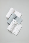 Little Bamboo - Bamboo Muslin Baby Swaddle Wraps 3Pk - Whisper (3Pk)