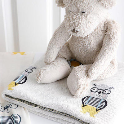 Di Lusso Living - Baby Blanket - Mr. Bear