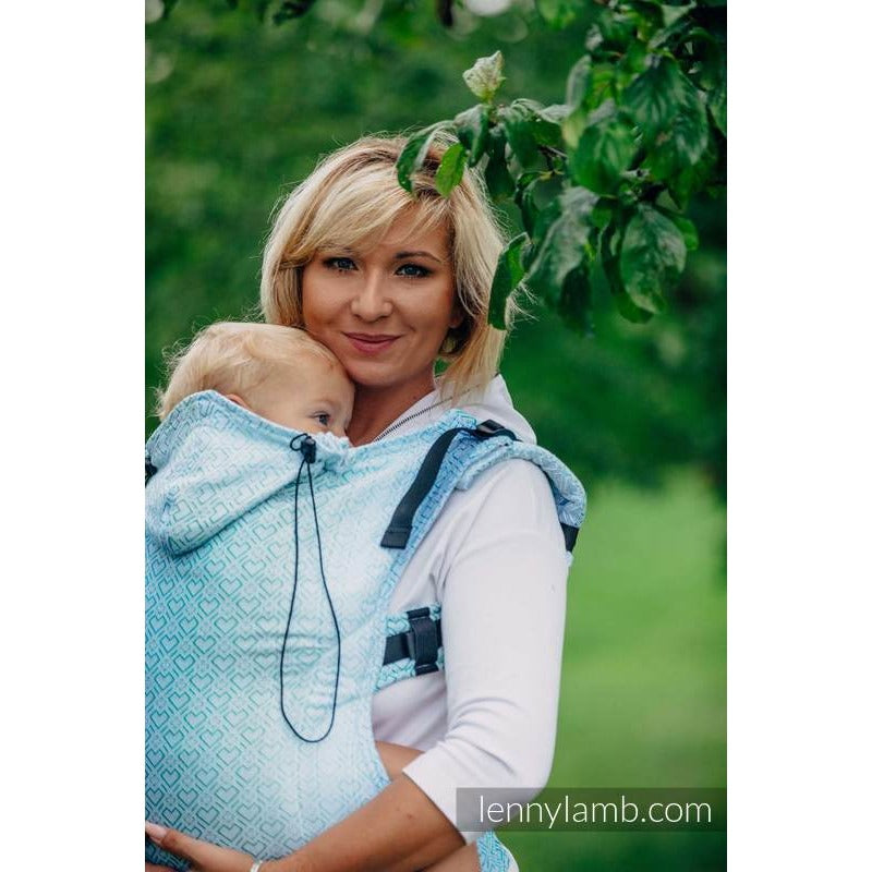 Lenny Lamb Ergonomic Carrier (TODDLER) -  BIG LOVE ICE MINT - Toddler Carrier - Lenny Lamb - Afterpay - Zippay Carry Them Close