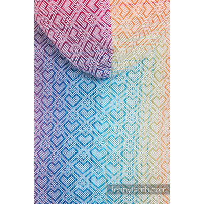 Lenny Lamb Ergonomic Carrier (TODDLER) -  BIG LOVE RAINBOW - Toddler Carrier - Lenny Lamb - Afterpay - Zippay Carry Them Close