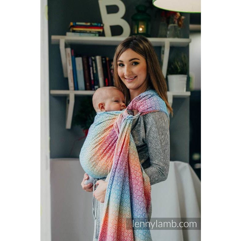 Lenny Lamb Ring Sling - Big Love Rainbow - Ring Sling - Lenny Lamb - Afterpay - Zippay Carry Them Close