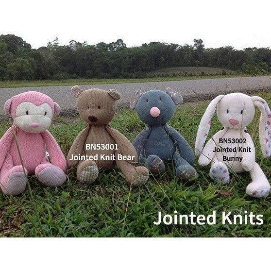 Bonikka - Jointed Knit Bear - Toys - Bonikka - Afterpay - Zippay Carry Them Close