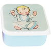 Sass & Belle Mini Snack Box - Vintage Nursery Blue - Lunch & Snack Boxes - Sass & Belle - Afterpay - Zippay Carry Them Close