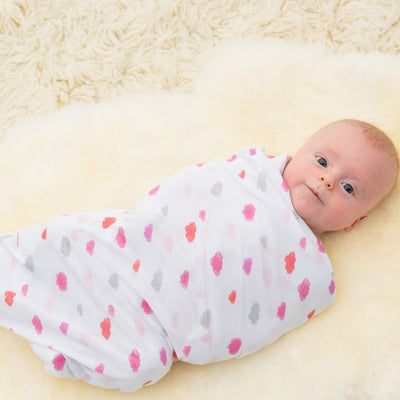 Bubble - Baby Swaddle Bamboo (Dreamtime Pink Girls Set of 3) - swaddle - Bubble - Afterpay - Zippay Carry Them Close