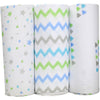 Bubble - Baby Swaddle Bamboo Big Blue Sky (Set of 3) - swaddle - Bubble - Afterpay - Zippay Carry Them Close