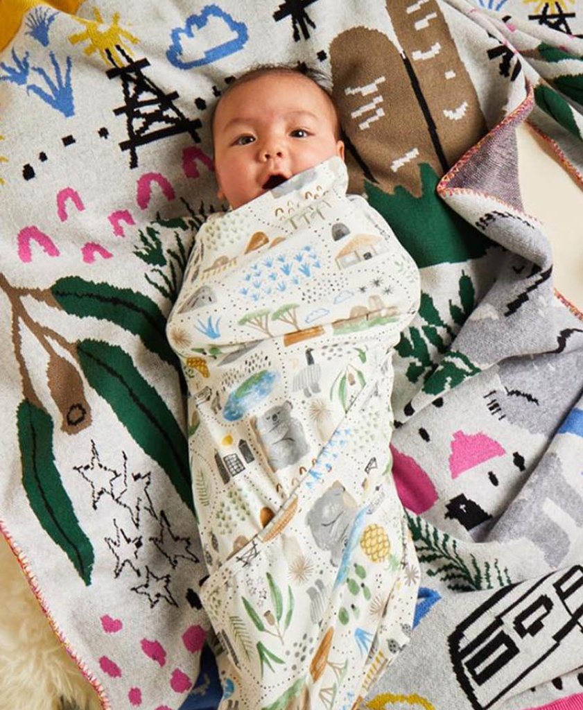 Halcyon Nights - Baby Swaddle Wrap - BIG ADVENTURES