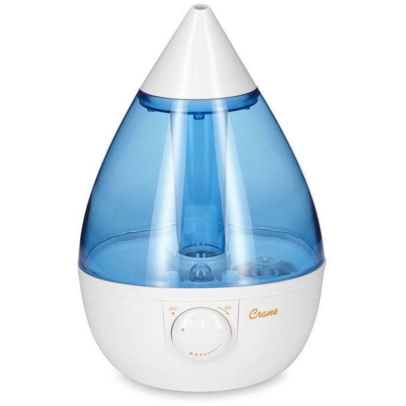 Crane Ultrasonic Humidifier - Drop Blue / White - Humidifier - Crane - Afterpay - Zippay Carry Them Close