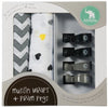 All4Ella Baby Swaddle Wraps & Pram Pegs Set - Hearts & Chevron Black and White - Swaddle - All4Ella - Afterpay - Zippay Carry Them Close