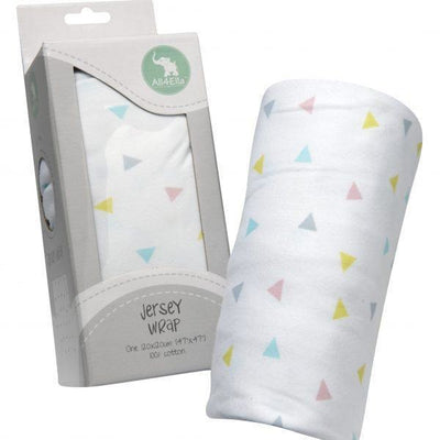 All4Ella Jersey Baby Swaddle Wrap - Triangles - Swaddle - All4Ella - Afterpay - Zippay Carry Them Close