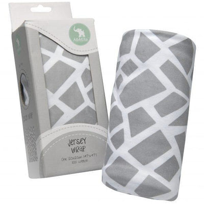 All4Ella Jersey Baby Swaddle Wrap - Geometric Grey - Swaddle - All4Ella - Afterpay - Zippay Carry Them Close