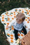 Clementine Kids - Reversible Muslin Blanket Quilt - Clementine