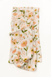 Clementine Kids - Cotton Muslin Baby Swaddle - Blush Bloom