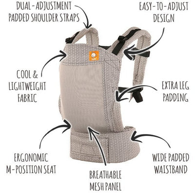 Tula Free-To-Grow Carrier - Coast Infinite - Baby Carrier - Tula - Afterpay - Zippay Carry Them Close