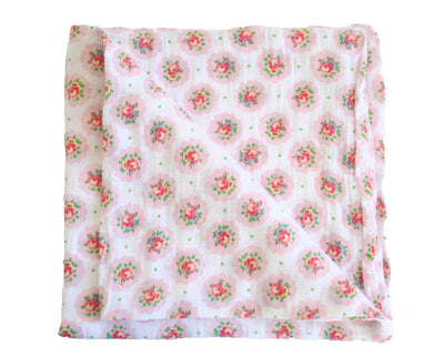 Alimrose Muslin Swaddle - Floral Medallion