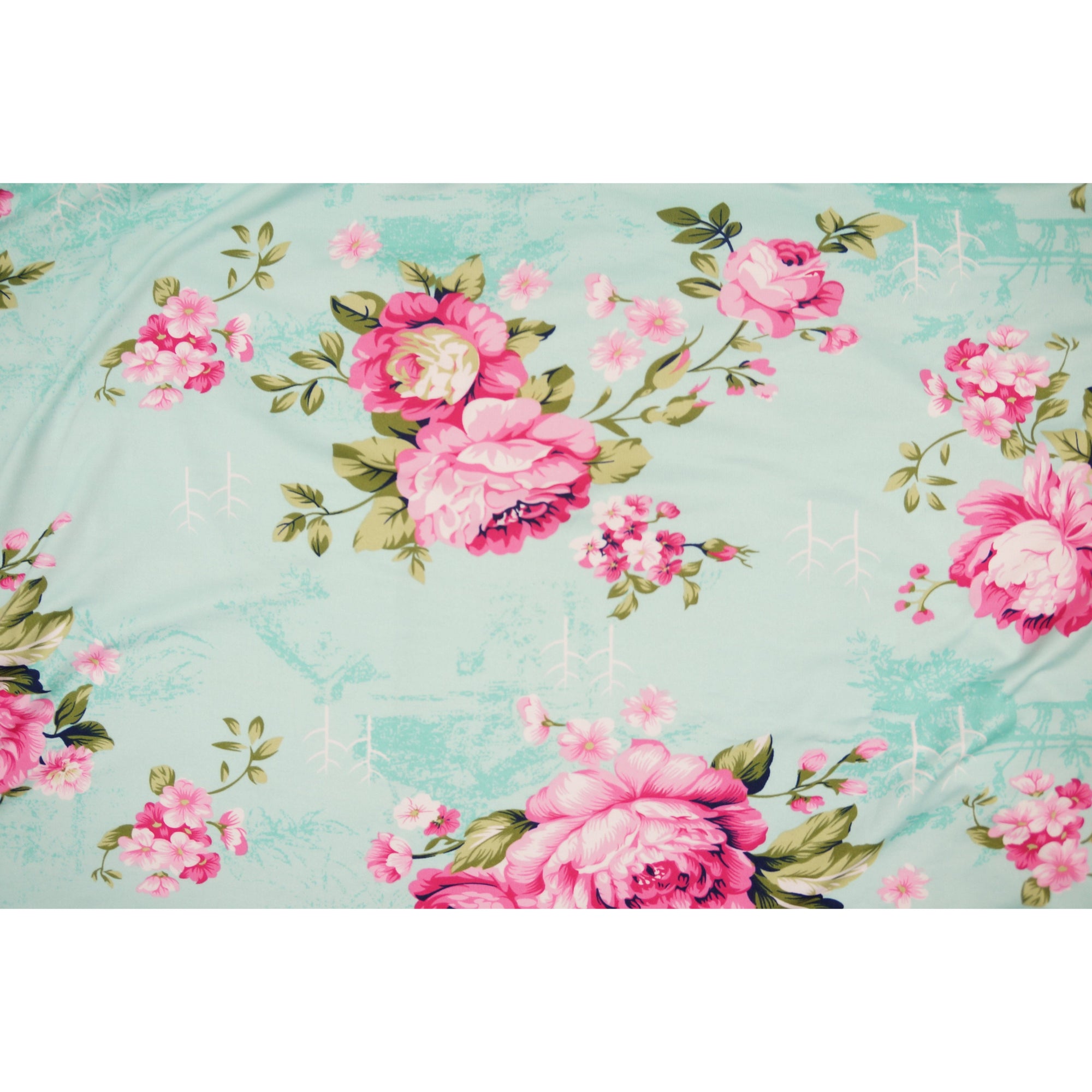 Posh Peanut - Baby Swaddle Set - Aqua Floral Double Sided - Swaddle - Posh Peanut - Afterpay - Zippay Carry Them Close