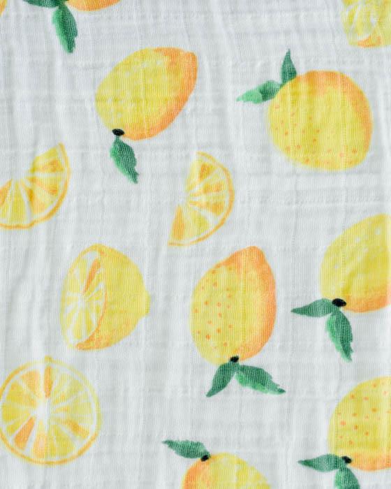 Little Unicorn - Cotton Muslin Baby Swaddle - Lemon