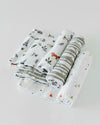Little Unicorn - Cotton Muslin Baby Swaddle (Set 3) - Forest Friends