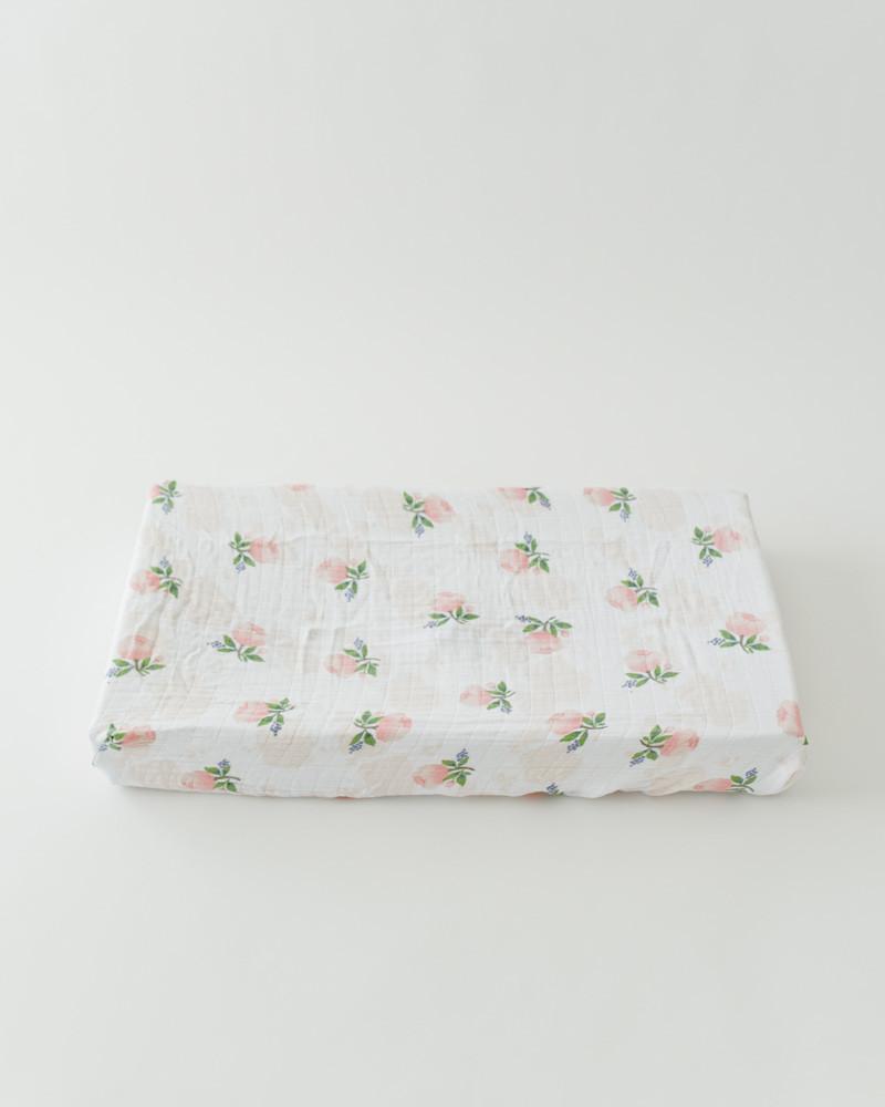 Little Unicorn - Changing Pad Cover - Watercolour Rose