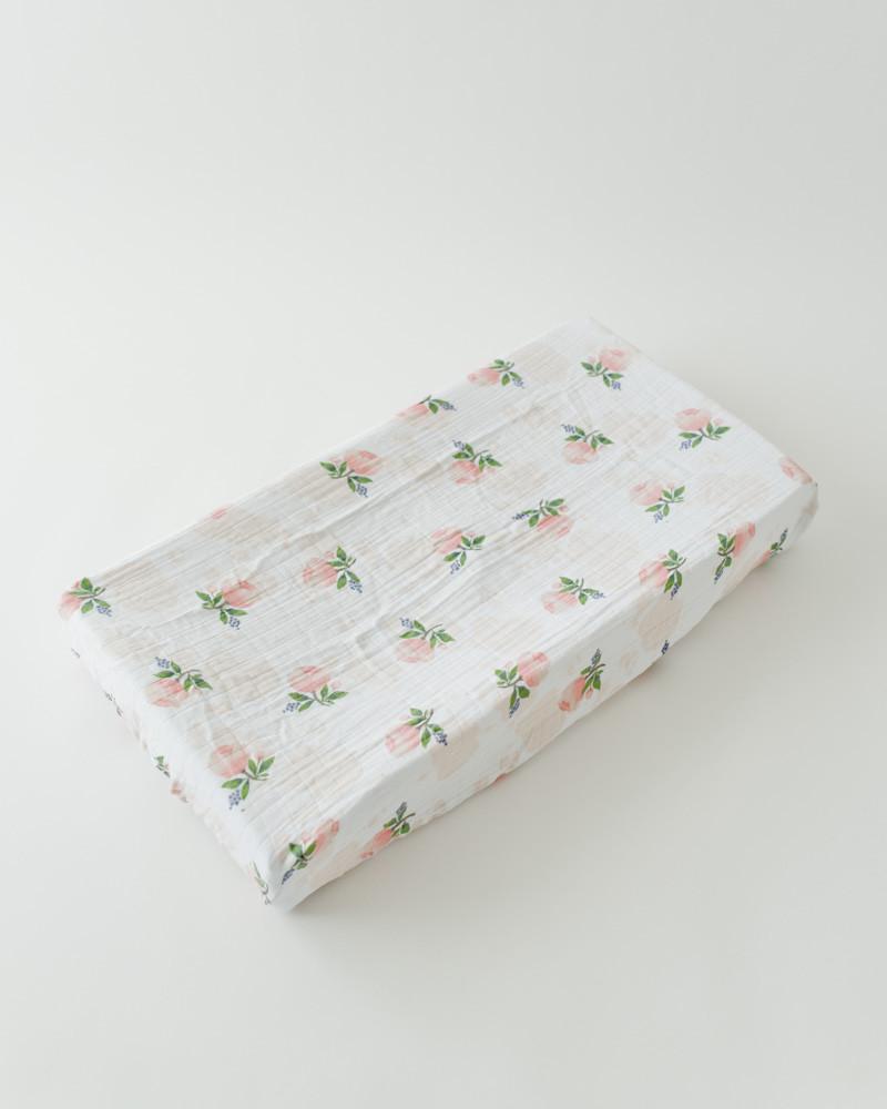 Little Unicorn - Changing Pad Cover - Watercolour Rose