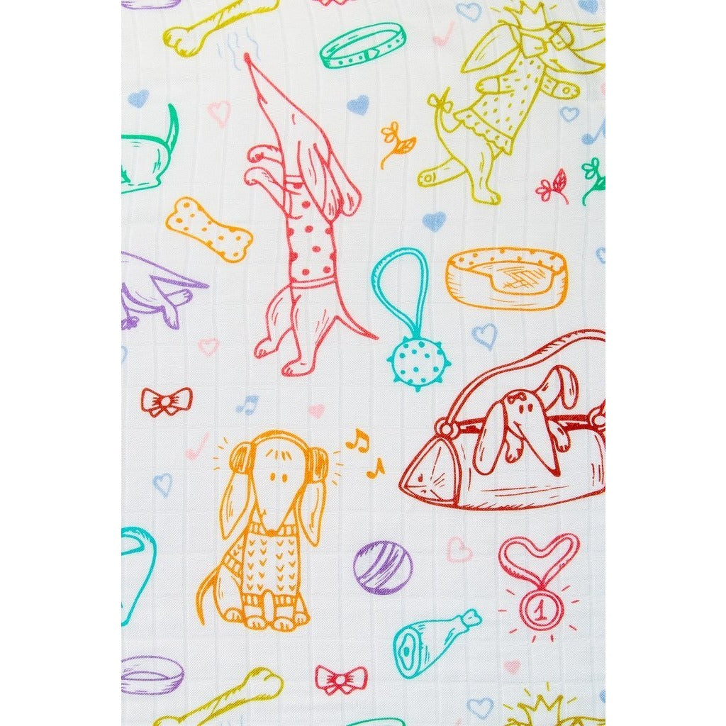 Tula Blanket - Dachshund (Set of 3) - Baby Blankets - Tula - Afterpay - Zippay Carry Them Close