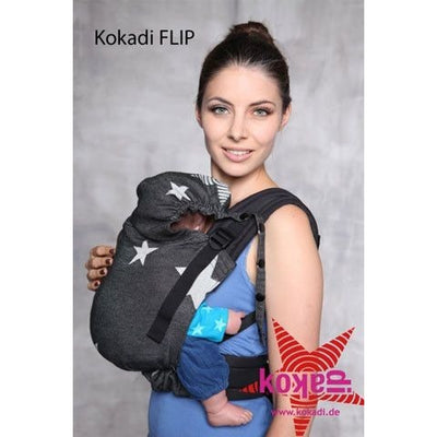 Kokadi Baby Size Flip - Diorite Stars - Baby Carrier - Kokadi - Afterpay - Zippay Carry Them Close