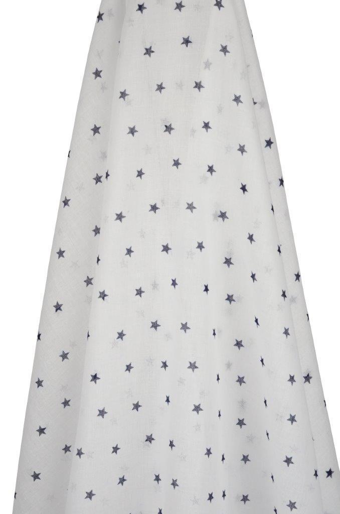 Emotion & Kids - Muslin Swaddle Wrap - Navy Stars