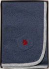 Emotion & Kids - Baby Swaddle Wrap - DENIM & RED SAILBOAT