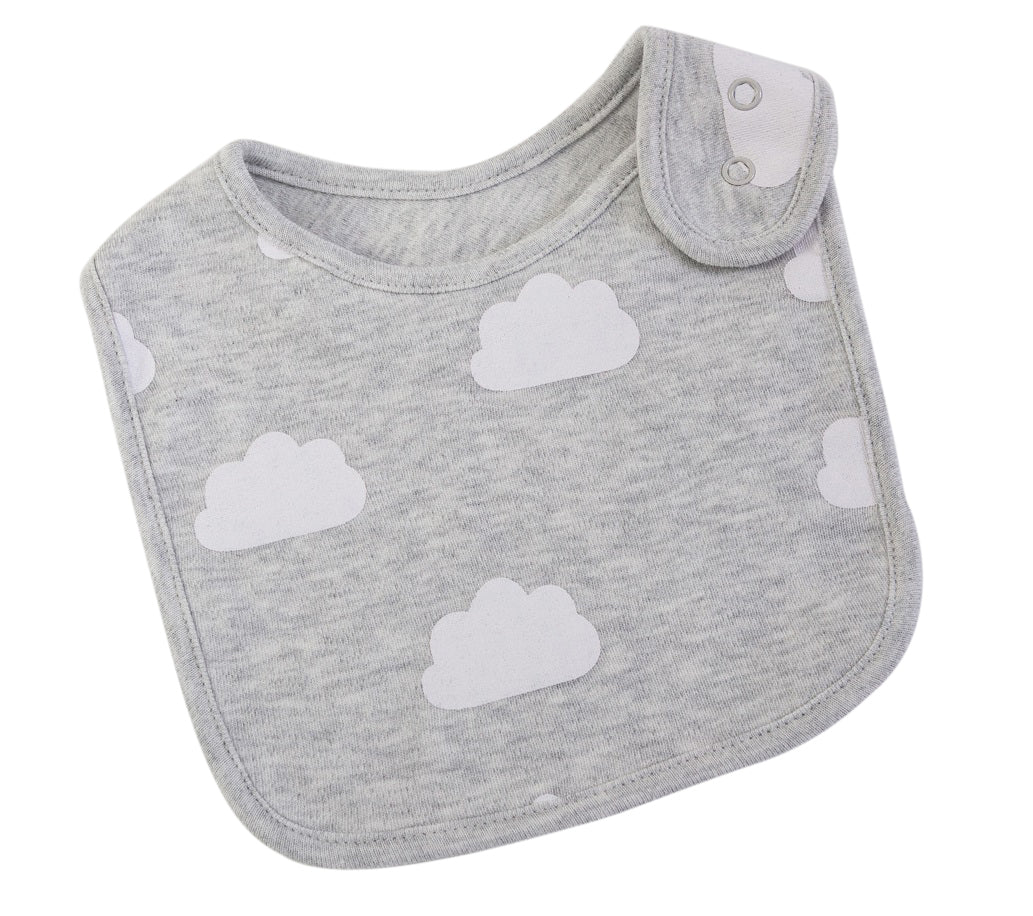 Emotion & Kids - Bib - Grey Clouds