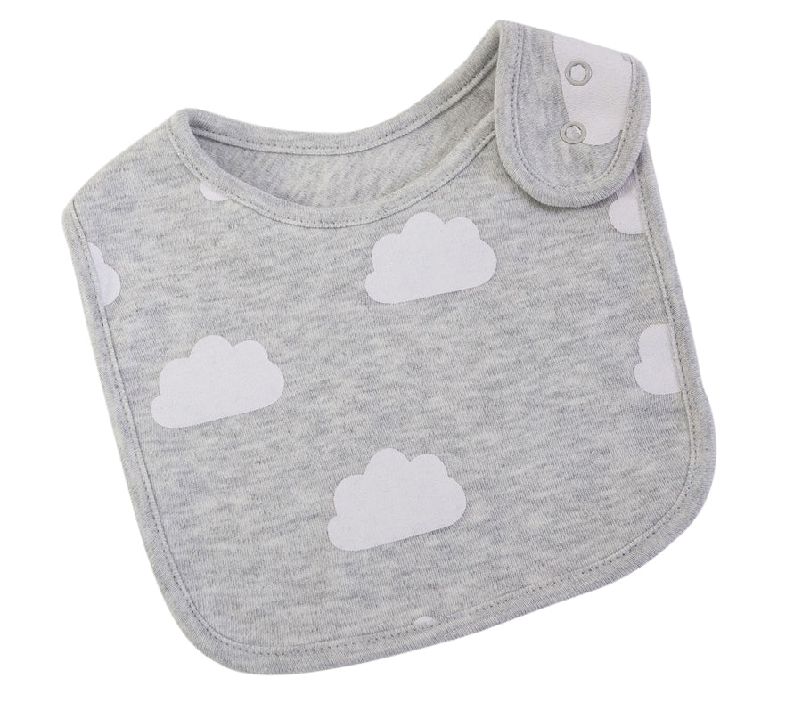 Emotion & Kids - Bib - Grey Clouds