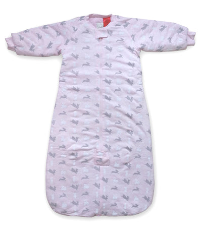 Plum - Sleeping Bag 3.5TOG - Classic Bunnies