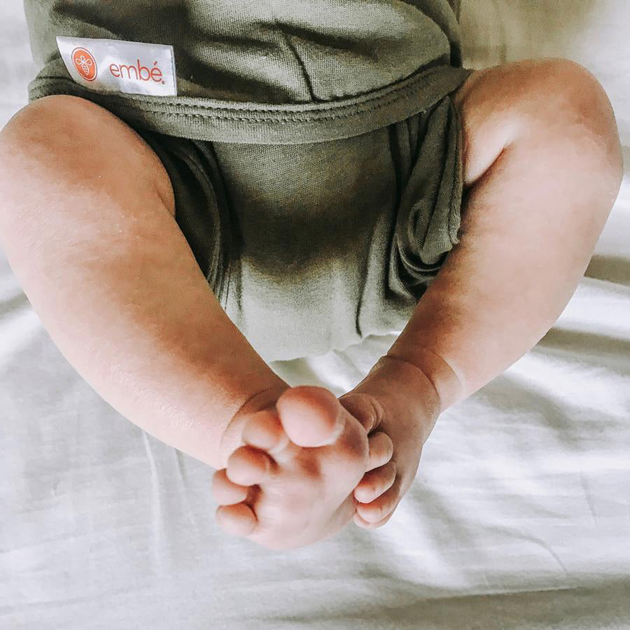 Embe - Baby Swaddle 2-Way Starter Swaddle - Olive Green