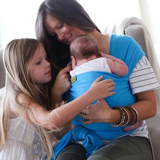 Boba Stretchy Wrap - Turquoise - Stretchy Wrap - Boba - Afterpay - Zippay Carry Them Close