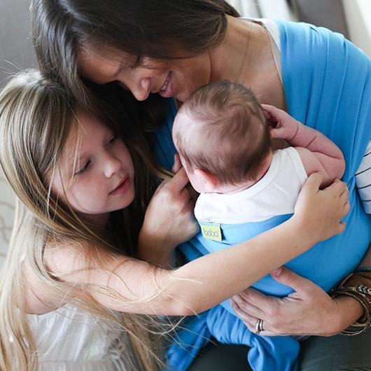 Boba Stretchy Wrap - Turquoise - Stretchy Wrap - Boba - Afterpay - Zippay Carry Them Close