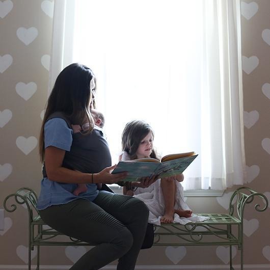 Boba Stretchy Wrap - Dark Grey Organic - Stretchy Wrap - Boba - Afterpay - Zippay Carry Them Close