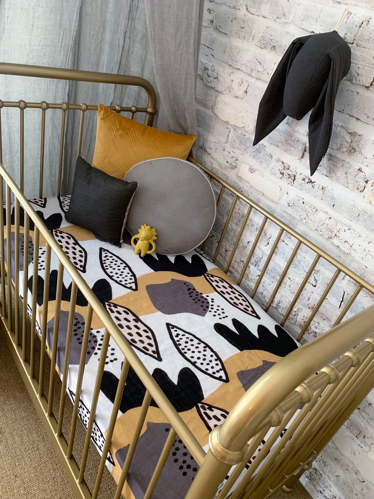 Pop Ya Tot - Cotton Muslin Cot Sheet - Dreamy Eldira