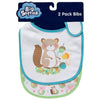 Bibs Side Closing - Squirrel (2 Pk) - Clothing - Big Softies - Afterpay - Zippay Carry Them Close