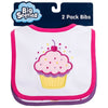 Bibs Applique - Cupcake (2 Pk) - Clothing - Big Softies - Afterpay - Zippay Carry Them Close