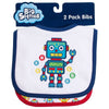 Bibs Applique - Robot (2 Pk) - Clothing - Big Softies - Afterpay - Zippay Carry Them Close