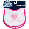 Bibs Cotton Terry - Girl (2 Pk) - Clothing - Big Softies - Afterpay - Zippay Carry Them Close