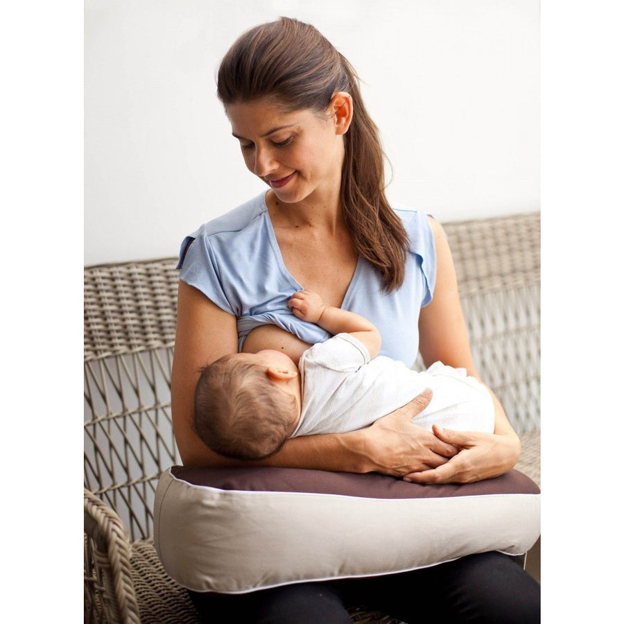 Milkbar Nursing Pillow - Choc/Sand - Nursing Pillow - Milkbar - Afterpay - Zippay Carry Them Close