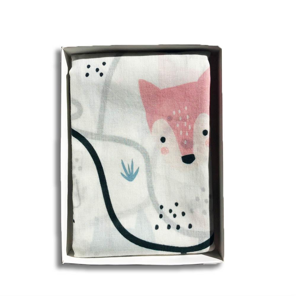 Di Lusso Living - Muslin Baby Swaddle Wrap - Forrest Walk
