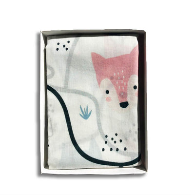 Di Lusso Living - Muslin Baby Swaddle Wrap - Forrest Walk