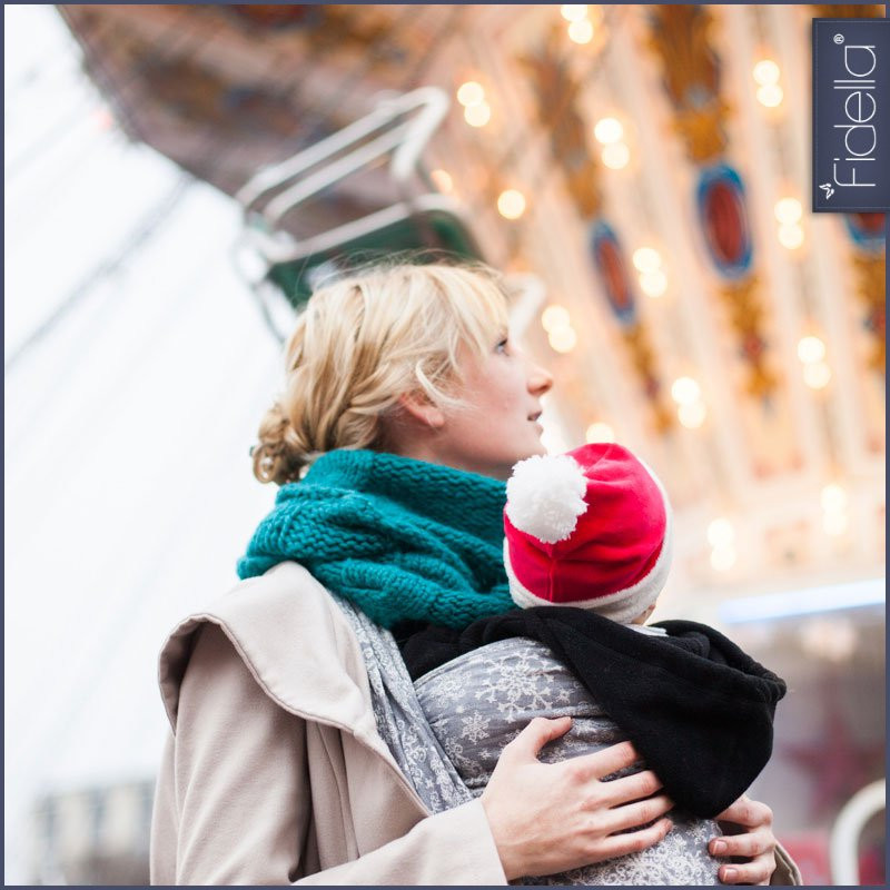 Fidella Woven Wrap - Iced Butterfly smoke - Woven Wrap - Fidella - Afterpay - Zippay Carry Them Close