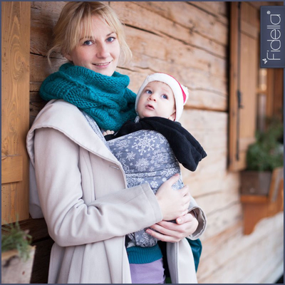 Fidella Ring Sling - Iced Butterfly - Smoke - Ring Sling - Fidella - Afterpay - Zippay Carry Them Close