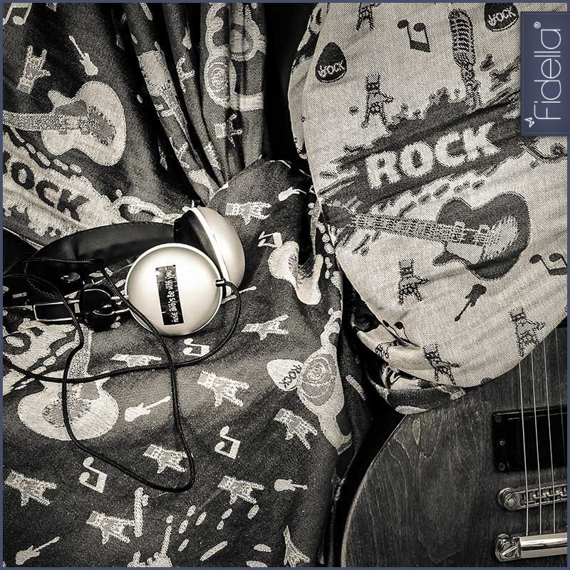 Fidella Ring Sling - Rock n Rolla -silver - Ring Sling - Fidella - Afterpay - Zippay Carry Them Close