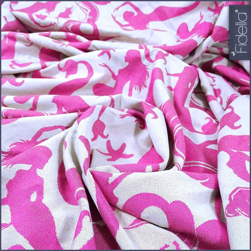 Fidella Woven Wrap - Sirens - raspberry - Woven Wrap - Fidella - Afterpay - Zippay Carry Them Close