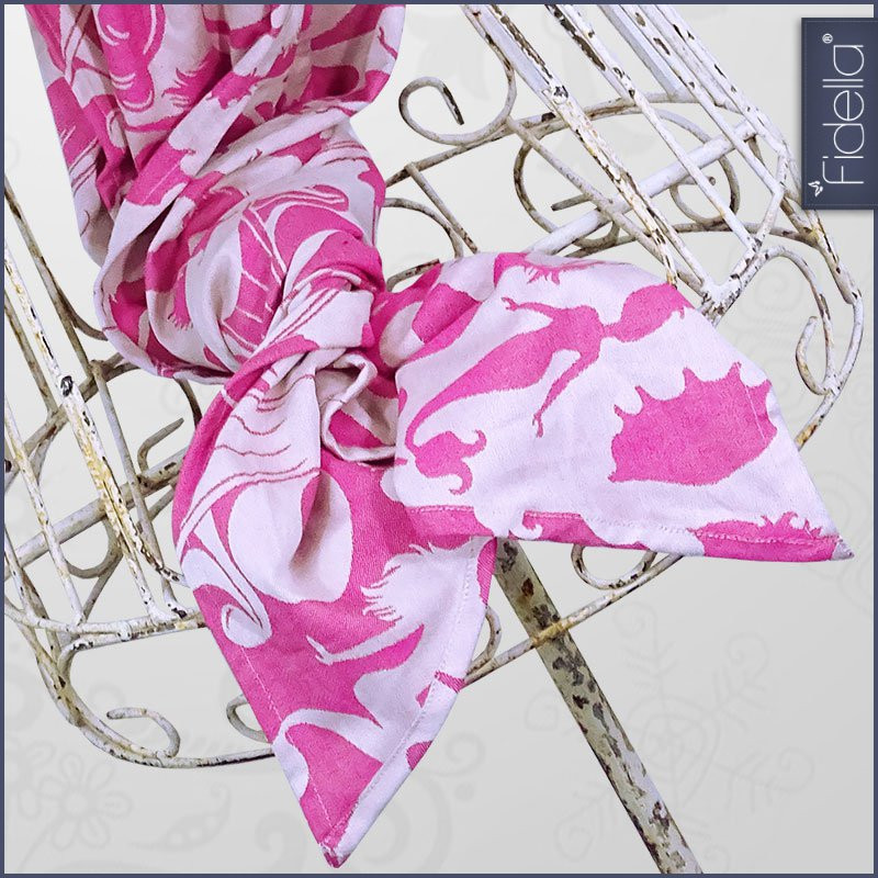 Fidella Woven Wrap - Sirens - raspberry - Woven Wrap - Fidella - Afterpay - Zippay Carry Them Close