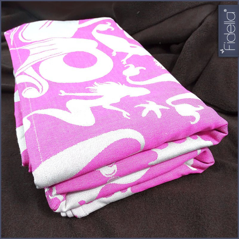 Fidella Woven Wrap - Sirens - raspberry - Woven Wrap - Fidella - Afterpay - Zippay Carry Them Close