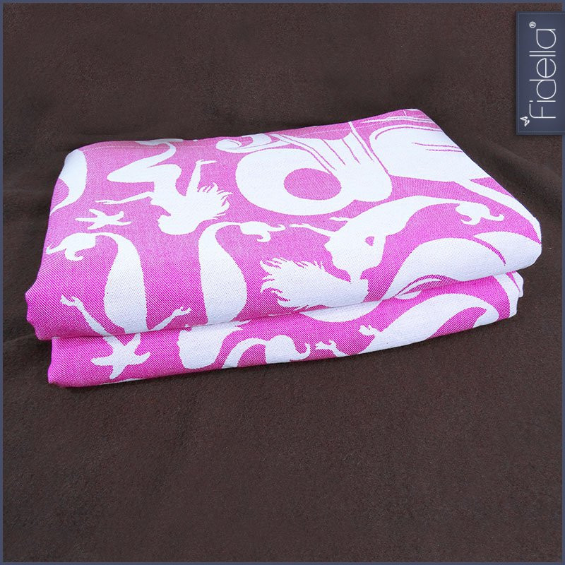 Fidella Woven Wrap - Sirens - raspberry - Woven Wrap - Fidella - Afterpay - Zippay Carry Them Close