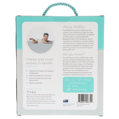 All4Ella - Change Pad Cover - Marle Blue